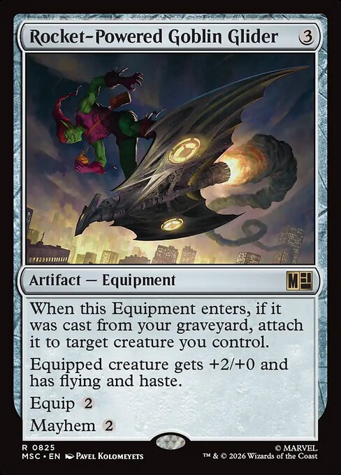 Rocket-Powered Goblin Glider #825 from Marvel Super Heroes Commander