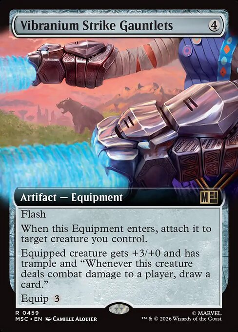 Vibranium Strike Gauntlets #459 from Marvel Super Heroes Commander