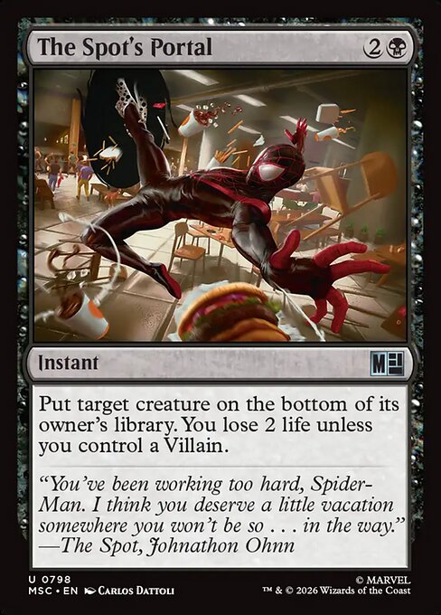 The Spot's Portal #798 from Marvel Super Heroes Commander