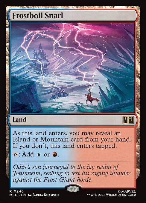 Frostboil Snarl #246 from Marvel Super Heroes Commander