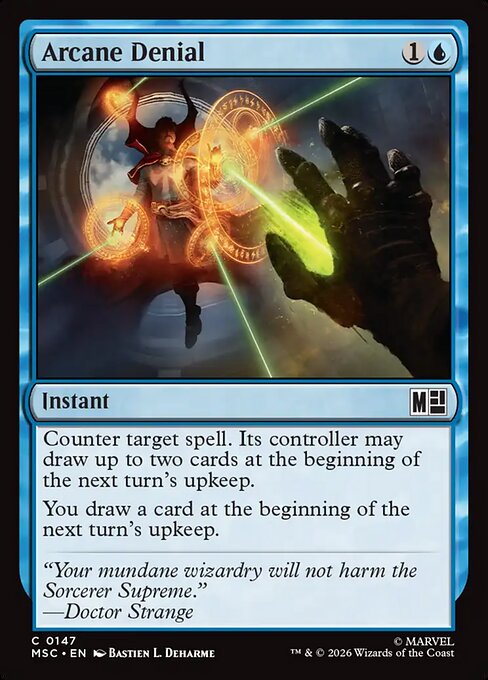 Arcane Denial #147 from Marvel Super Heroes Commander