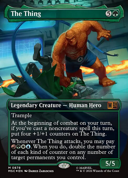 The Thing #878 from Marvel Super Heroes Commander