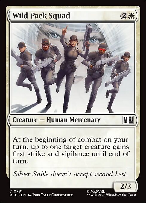 Wild Pack Squad #781 from Marvel Super Heroes Commander