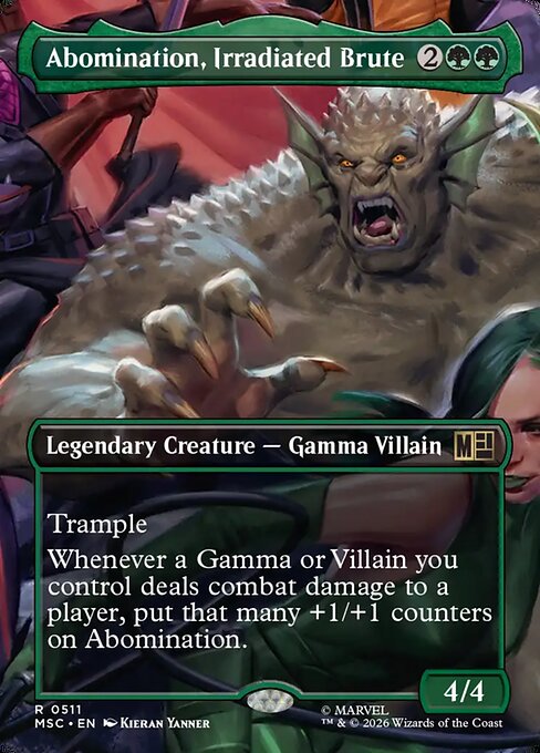 Abomination, Irradiated Brute #511 from Marvel Super Heroes Commander