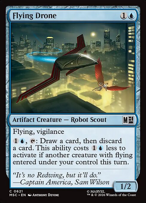 Flying Drone #621 from Marvel Super Heroes Commander
