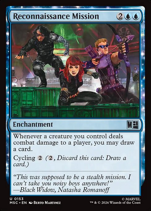 Reconnaissance Mission #153 from Marvel Super Heroes Commander
