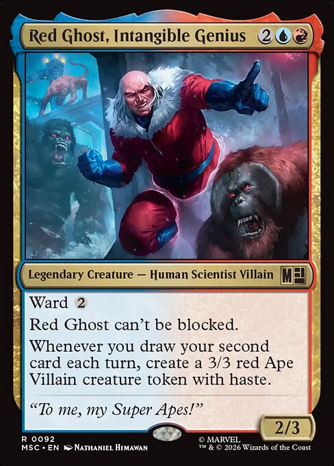 Red Ghost, Intangible Genius #92 from Marvel Super Heroes Commander