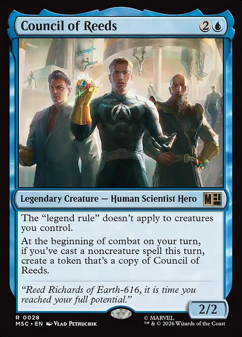 Council of Reeds #28 from Marvel Super Heroes Commander
