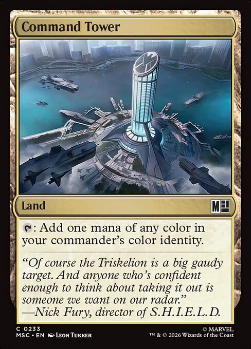 Command Tower #233 from Marvel Super Heroes Commander