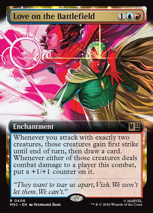 Love on the Battlefield #408 from Marvel Super Heroes Commander