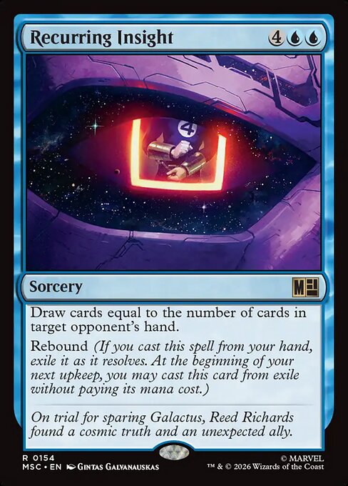 Recurring Insight #154 from Marvel Super Heroes Commander