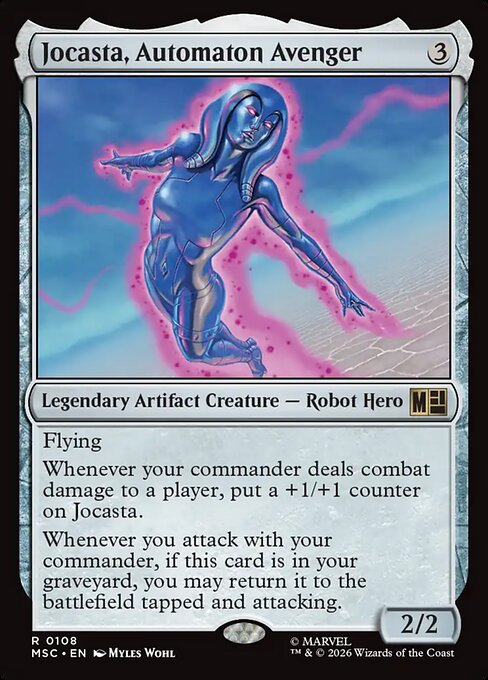 Jocasta, Automaton Avenger #108 from Marvel Super Heroes Commander