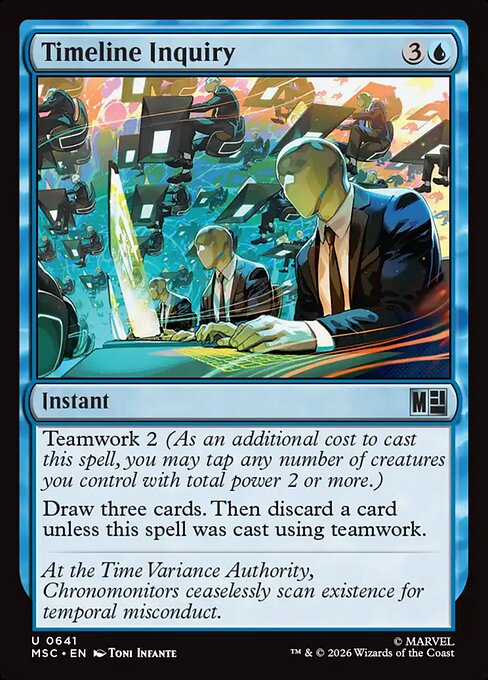 Timeline Inquiry #641 from Marvel Super Heroes Commander