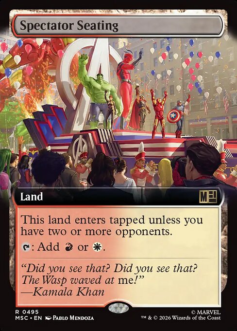 Spectator Seating #495 from Marvel Super Heroes Commander