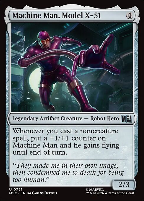 Machine Man, Model X-51 #751 from Marvel Super Heroes Commander