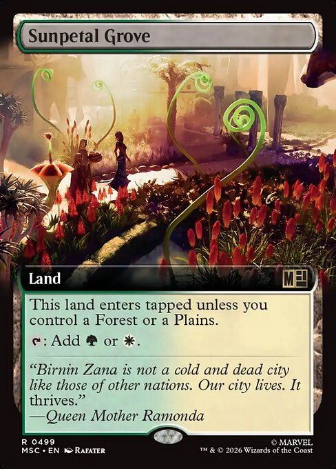 Sunpetal Grove #499 from Marvel Super Heroes Commander