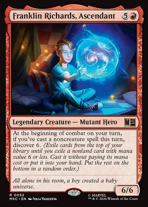 Franklin Richards, Ascendant #52 from Marvel Super Heroes Commander