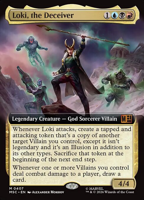 Loki, the Deceiver #407 from Marvel Super Heroes Commander