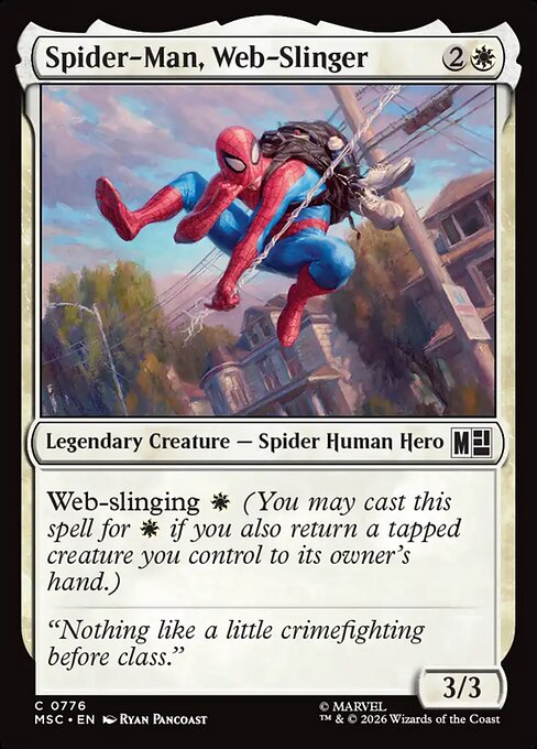Spider-Man, Web-Slinger #776 from Marvel Super Heroes Commander