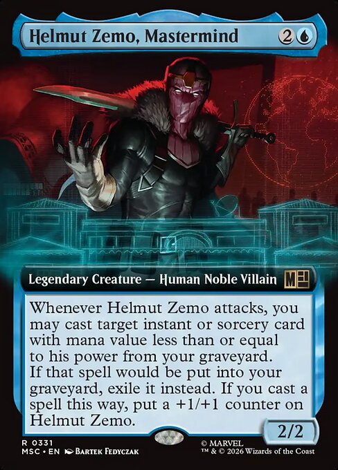 Helmut Zemo, Mastermind #331 from Marvel Super Heroes Commander