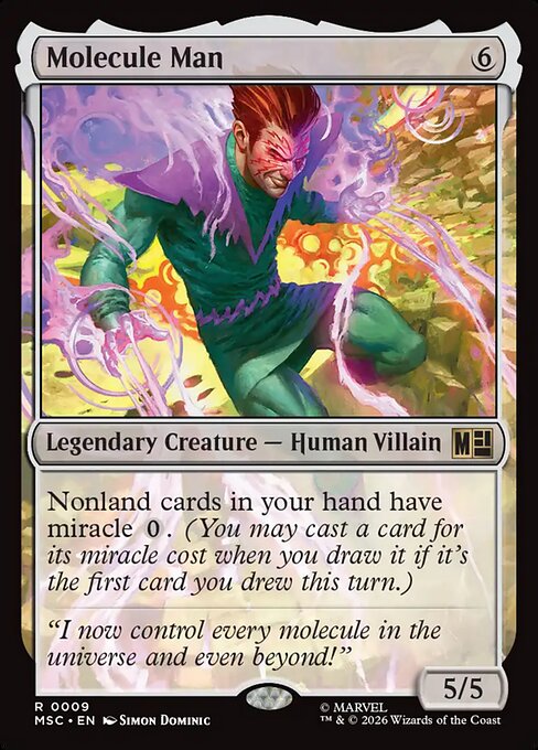 Molecule Man #9 from Marvel Super Heroes Commander
