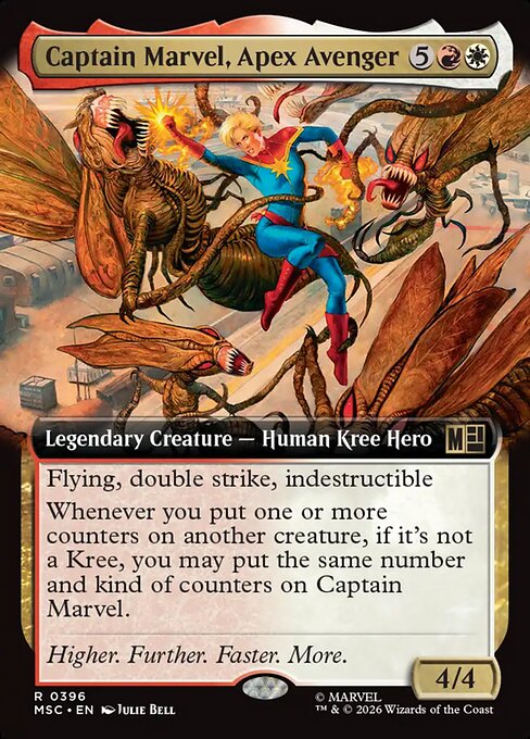 Captain Marvel, Apex Avenger #396 from Marvel Super Heroes Commander