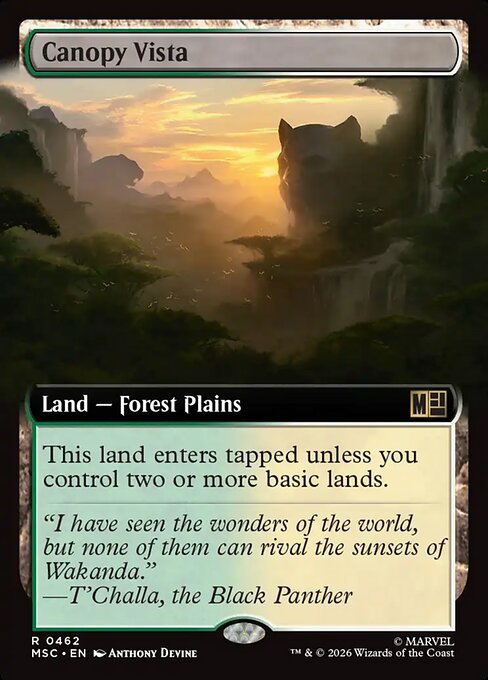 Canopy Vista #462 from Marvel Super Heroes Commander