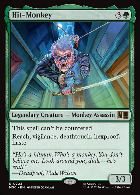 Hit-Monkey #723 from Marvel Super Heroes Commander