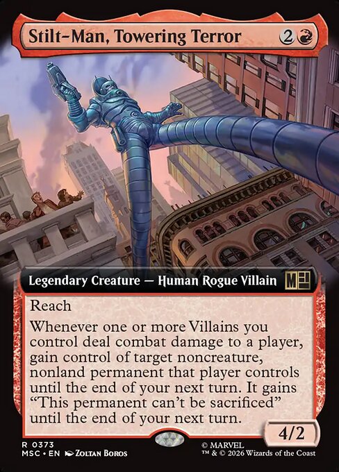 Stilt-Man, Towering Terror #373 from Marvel Super Heroes Commander