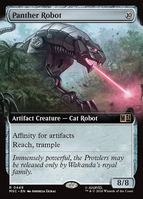 Panther Robot #448 from Marvel Super Heroes Commander