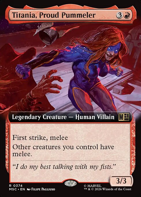 Titania, Proud Pummeler #374 from Marvel Super Heroes Commander