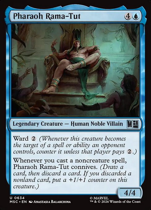 Pharaoh Rama-Tut #634 from Marvel Super Heroes Commander
