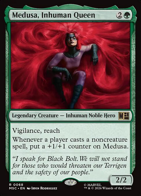 Medusa, Inhuman Queen #68 from Marvel Super Heroes Commander