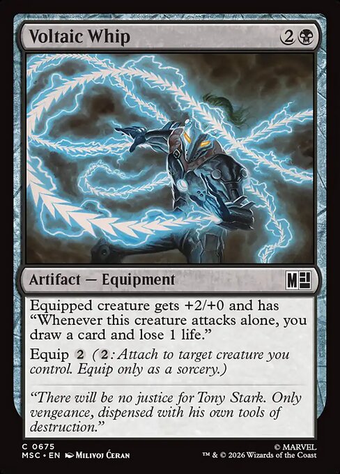 Voltaic Whip #675 from Marvel Super Heroes Commander