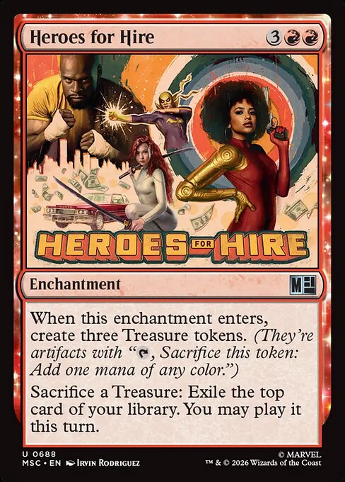 Heroes for Hire #688 from Marvel Super Heroes Commander