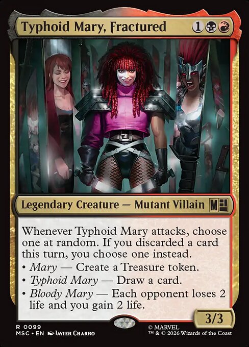 Typhoid Mary, Fractured #99 from Marvel Super Heroes Commander