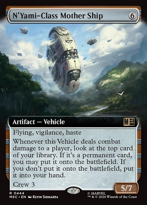 N'Yami-Class Mother Ship #444 from Marvel Super Heroes Commander