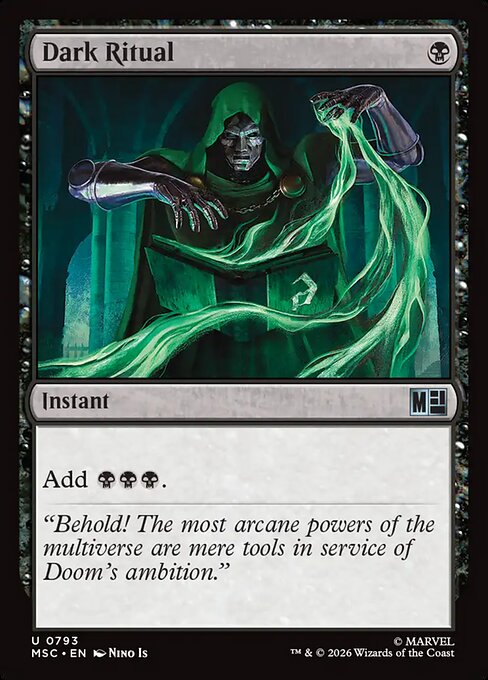 Dark Ritual #793 from Marvel Super Heroes Commander