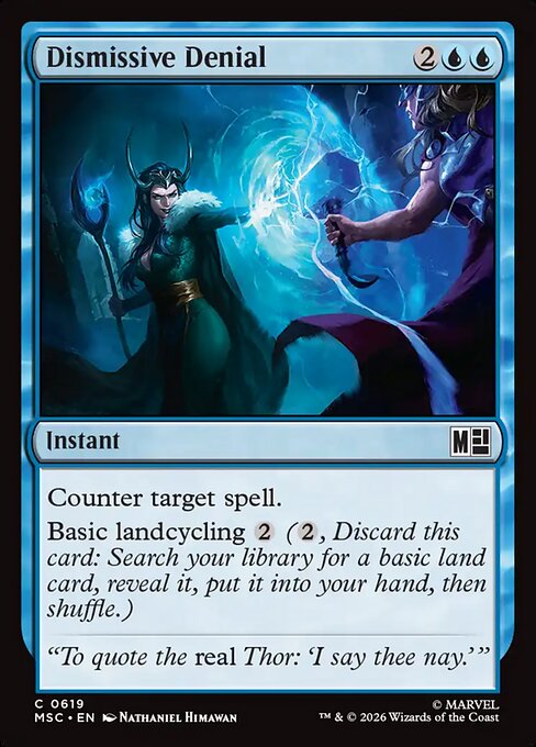 Dismissive Denial #619 from Marvel Super Heroes Commander