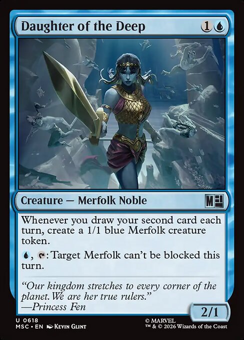 Daughter of the Deep #618 from Marvel Super Heroes Commander