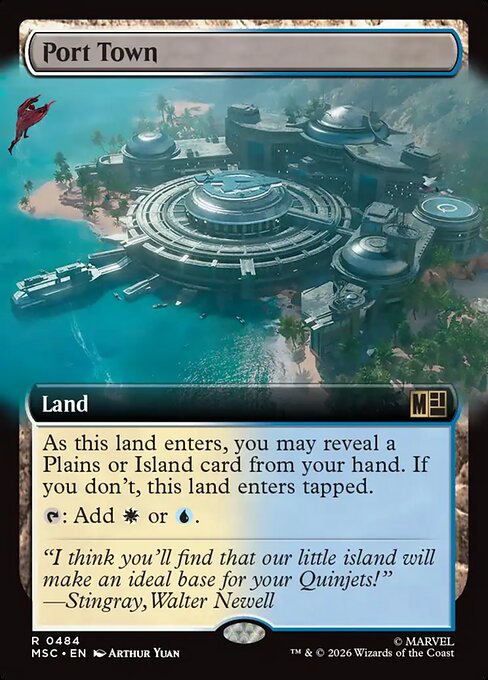Port Town #484 from Marvel Super Heroes Commander