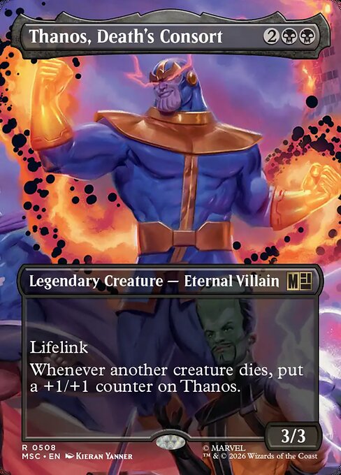 Thanos, Death's Consort #508 from Marvel Super Heroes Commander