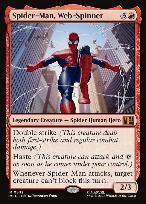 Spider-Man, Web-Spinner #832 from Marvel Super Heroes Commander