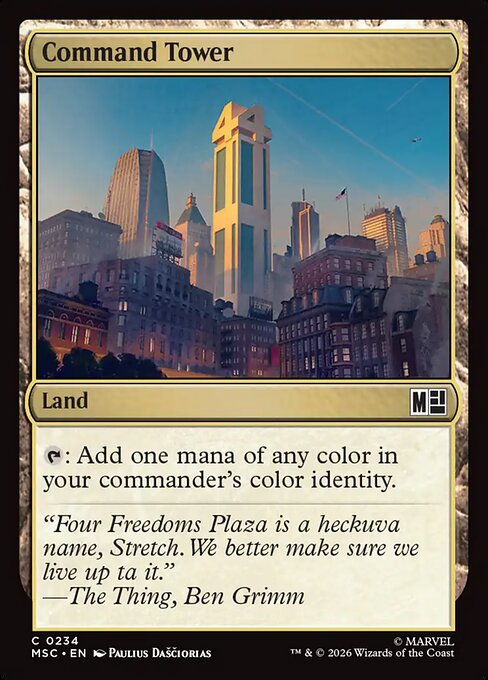 Command Tower #234 from Marvel Super Heroes Commander