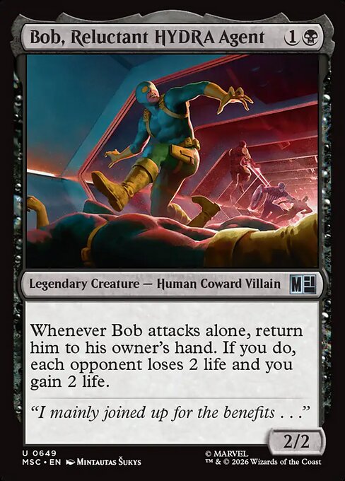 Bob, Reluctant HYDRA Agent #649 from Marvel Super Heroes Commander