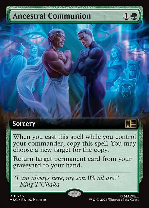 Ancestral Communion #376 from Marvel Super Heroes Commander