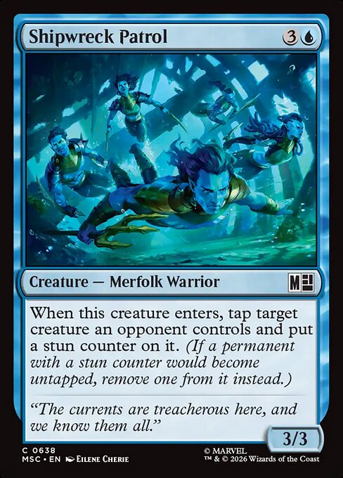 Shipwreck Patrol #638 from Marvel Super Heroes Commander