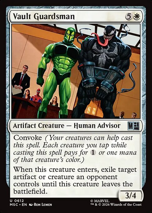 Vault Guardsman #612 from Marvel Super Heroes Commander
