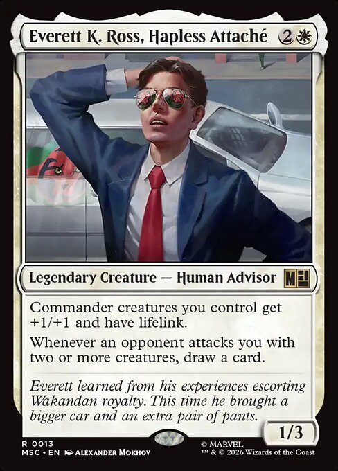 Everett K. Ross, Hapless Attaché #13 from Marvel Super Heroes Commander