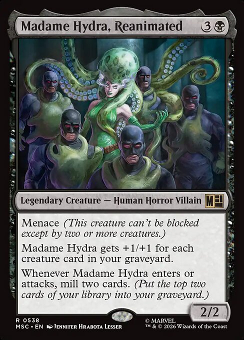 Madame Hydra, Reanimated #538 from Marvel Super Heroes Commander